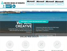 Tablet Screenshot of designofweb.com
